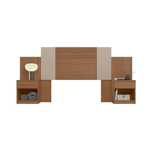 Respaldo Cabecera 2 Plazas Con Mesas De Luz 1 Cajon - Respaldos de cama, Uruguay | Soy Hogar