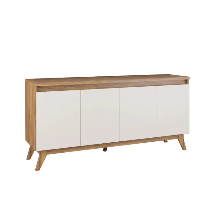 Aparador Mueble Buffet Bargueño Living Comedor en Off-white - Aparadores y recibidores, Uruguay | Muebles Express