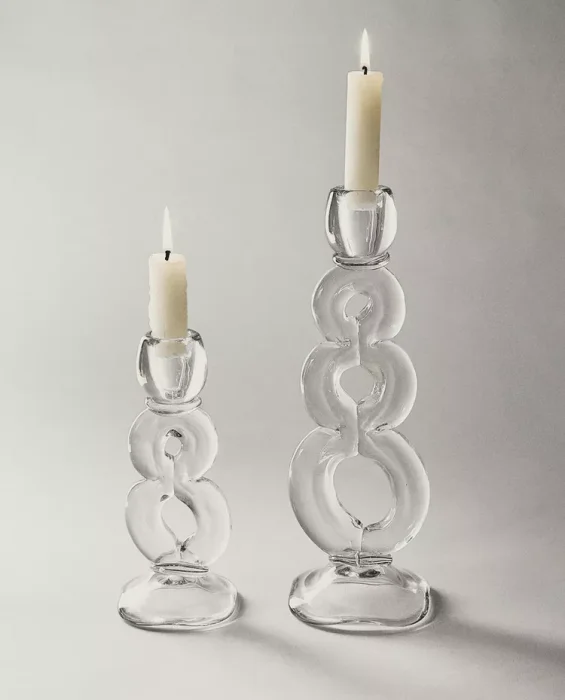 CANDELABRO VIDRIO ESFERAS - Velas y Portavelas, Uruguay | Zara Home
