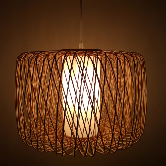 Lámpara colgante en madera Bali en Madera natural - Lámparas colgantes, Uruguay | Alta Gracia Deco, vista 3
