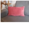 Almohadón Pana Cranberry red (trama a rayas) en Rojo - Textiles, Uruguay | Finkel, vista 2 de 3