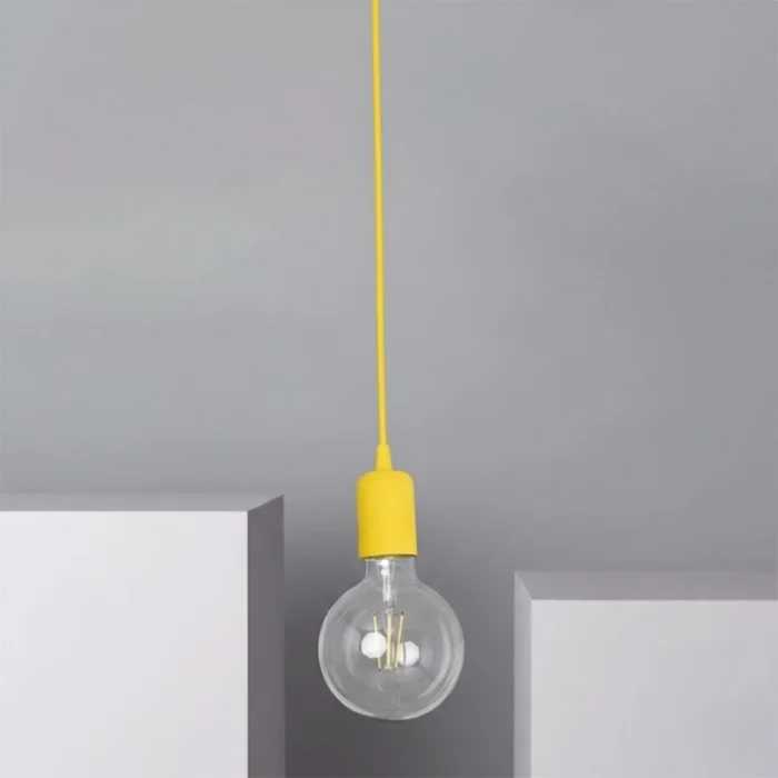 Lámpara Colgante Decorativa Rainbow Amarilla en Amarillo - Lámparas colgantes, Uruguay | Unilux, vista 2
