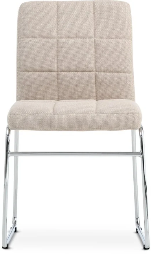 Silla de comedor HAMMEL beige/cromo en Beige - Sillas, Uruguay | JYSK, vista 2