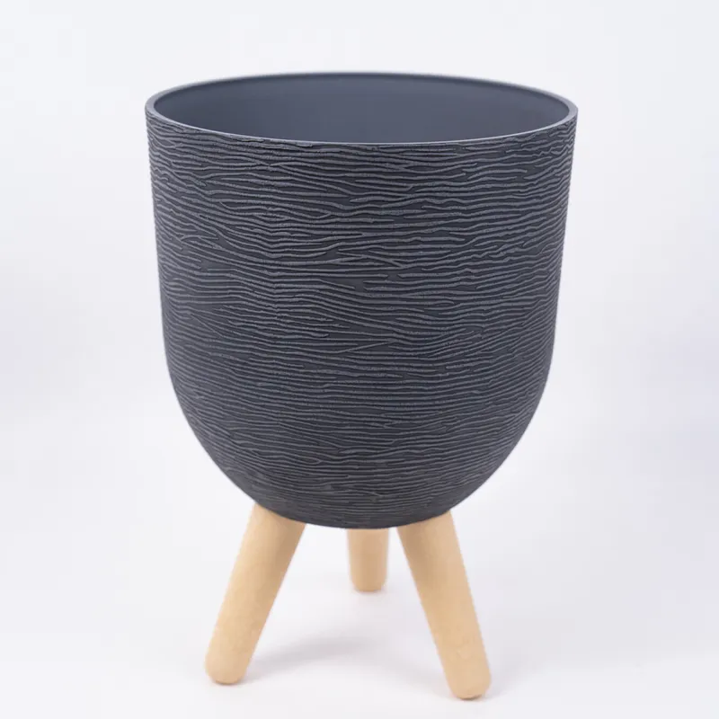 Maceta Teli - Gris en Gris - Decoración, Uruguay | Indian