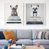 CUADRO CANVAS 40x40cm PERRO BULLDOG BLANCO 1 en Blanco - Decoración de pared, Uruguay | Decohogar, vista 2 de 2