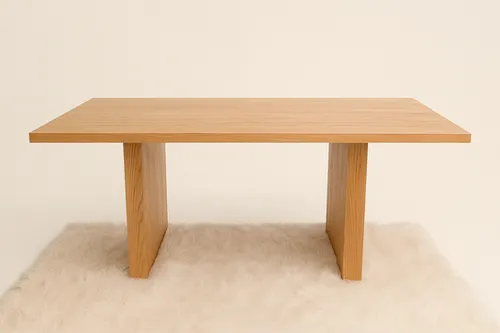 Mesa de Comedor - Lykke en Madera natural - Mesas de living, Uruguay | Bloop Home
