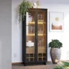 Cristalero Aparador Bar Modular 2 Puertas Vidrio Luz Led - Aparadores y recibidores, Uruguay | Lais Muebles, vista 5 de 5