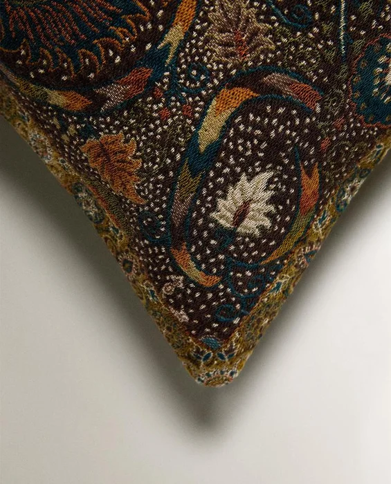 FUNDA COJÍN JACQUARD FLORAL - Textiles, Uruguay | Zara Home, vista 3