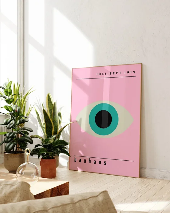 Bauhaus - Pink eye en Rosa - Láminas, Uruguay | La Cuadrería, vista 4