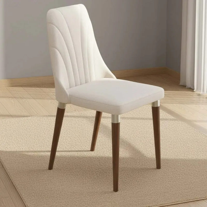 Silla De Comedor Mdf-y-madera Natural-beige Loren en Beige - Sillas, Uruguay | Divino