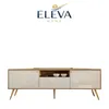 Rack TV River 1.85 - Blanco en Blanco - Muebles para TV, Uruguay | Nario Hogar, vista 1 de 3