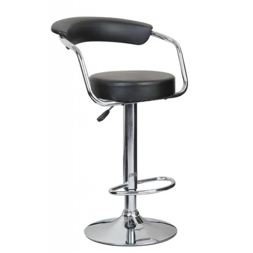 Silla taburete con respaldo 373191 en Negro - Butacas, banquetas y puffs, Uruguay | Igoa