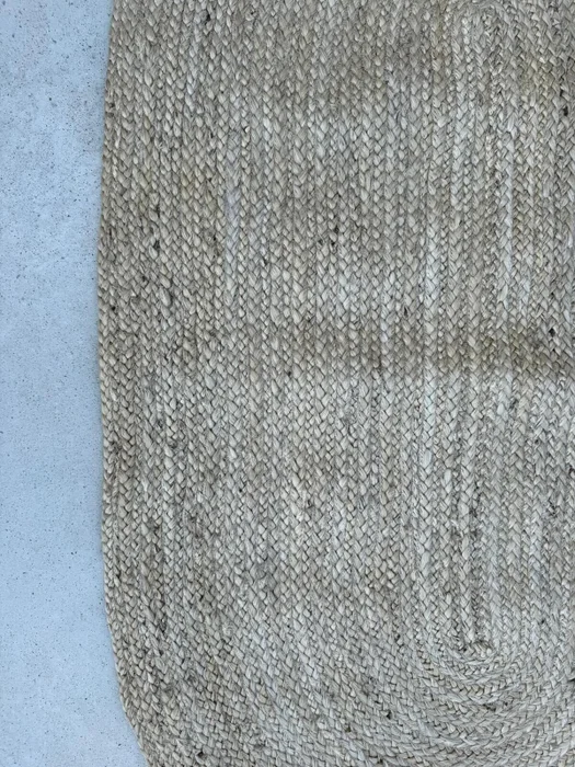 ALFOMBRA OVALADA YUTE GRIS - Alfombras, Uruguay | Más Infinito Casa, vista 2