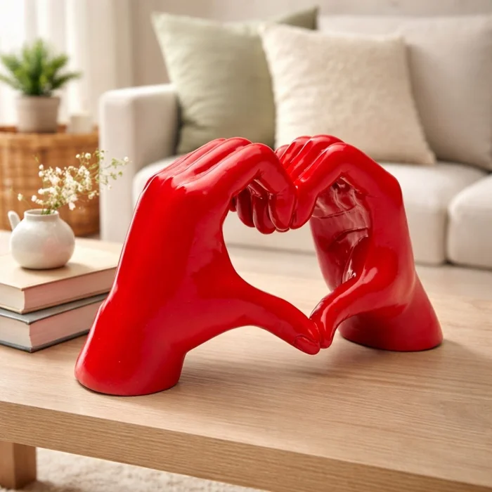 DECORACION HEART HANDS ROJO  en Rojo - Decoración, Uruguay | Viasono, vista 2