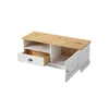 Rack de TV - 1 Puerta - 1 Cajón - Línea Oslo - Blanco en Blanco - Muebles para TV, Uruguay | Ecowood, vista 3 de 4