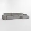 Sofá modular URBAN GRIS DERECHO - Sillones y sofás, Uruguay | Viasono, vista 2 de 4