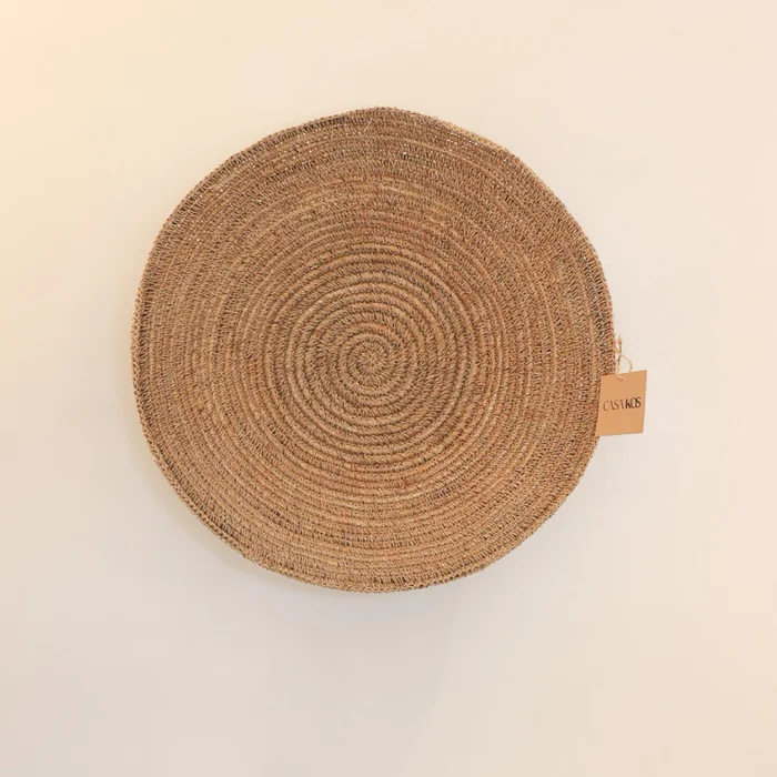 Espejo de Fibra Natural Noele L - Decoración de pared, Uruguay | Casakos, vista 3