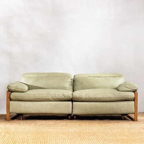 Sillón Reclinable Cuero Veneto Aqua - Sillones y sofás, Uruguay | Aihaus