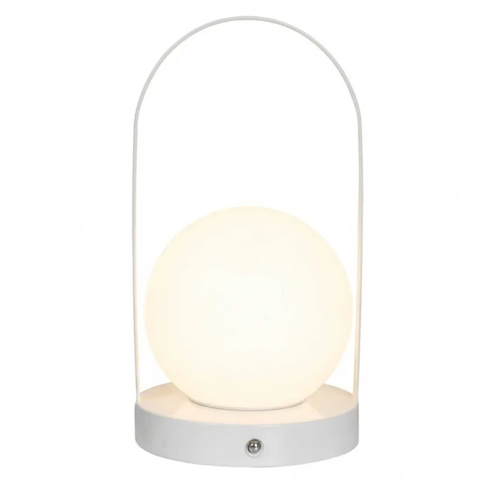 Lámpara Led Metal Blanco Lt95076 en Blanco - Lámparas de mesa, Uruguay | Divino, vista 2