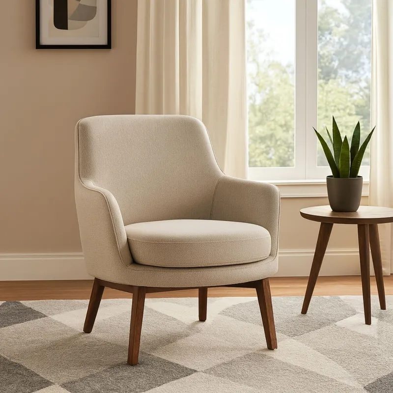 POLTRONA POPCORN BEIGE en Beige - Butacas, banquetas y puffs, Uruguay | Viasono
