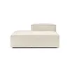 Sillón Nicole Chaise Lounge Simple Derecho - Beige en Beige - Sillones y sofás, Uruguay | Samic, vista 5 de 5