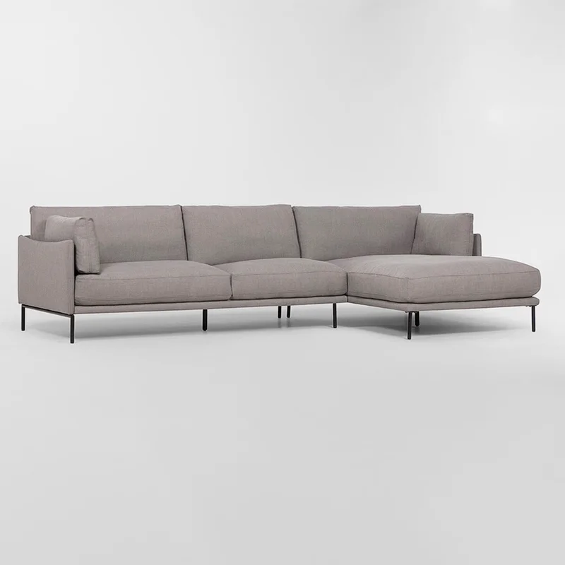 Sofá con chaise COSTA Gris DERECHO en Gris - Sillones y sofás, Uruguay | Viasono, vista 3
