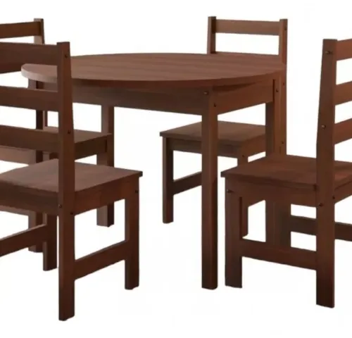 Juego de comedor redondo 4 sillas - Mesas de comedor, Uruguay | Que Sal Muebleria