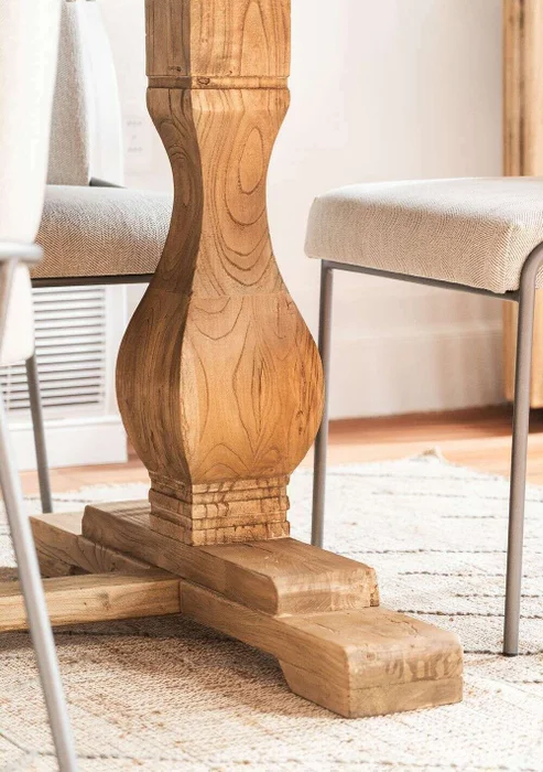 MESA COMEDOR DE OLMO ISABEL - 2.50 X 1.00 MTS en Madera natural - Mesas de comedor, Uruguay | La Iberica, vista 10