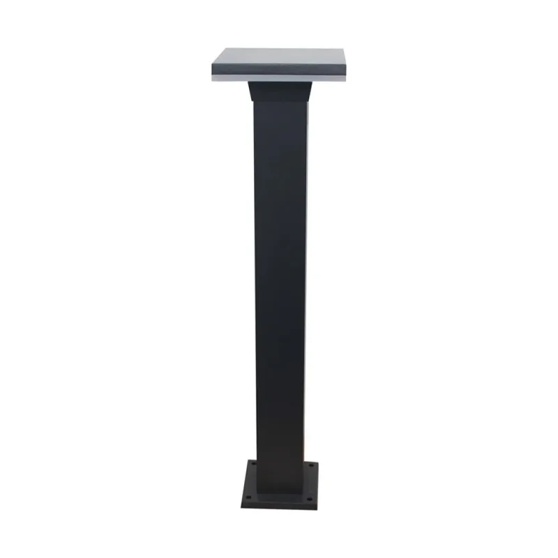Bolardo de Exterior Atlas 12W 60 cm en Negro - Lámparas de pie, Uruguay | Serlux