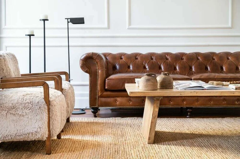 BUTACA WOOLY - WALNUT Y PELO LARGO en Beige - Butacas, banquetas y puffs, Uruguay | La Iberica, vista 19