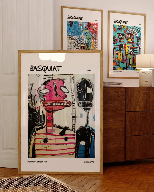 Basquiat N.01 en Multicolor - Láminas, Uruguay | La Cuadrería, vista 3