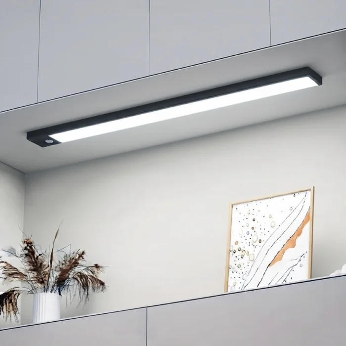 Lámpara Recargable Con Sensor De Movimiento Morais 80CM CCT Negro en Blanco - Lámparas colgantes, Uruguay | Serlux, vista 8