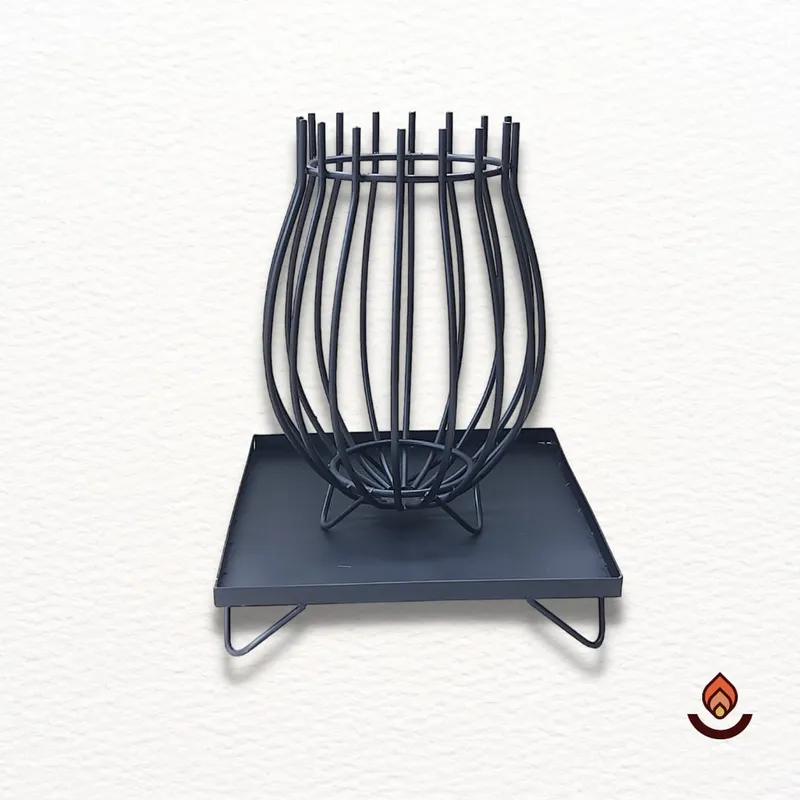 Quemador de Jardín Copa Chico en Negro - Muebles para el exterior, Uruguay | Quemadores de Jardín