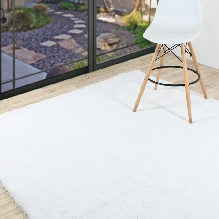 Alfombra Formas Lisa 160×235 en Blanco - Alfombras, Uruguay | Tiendas Montevideo