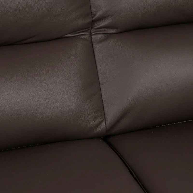 Sofa 2 Cuerpos Cuero-100-natural Marron Venecia Choc. en Marrón - Sillones y sofás, Uruguay | Divino, vista 5