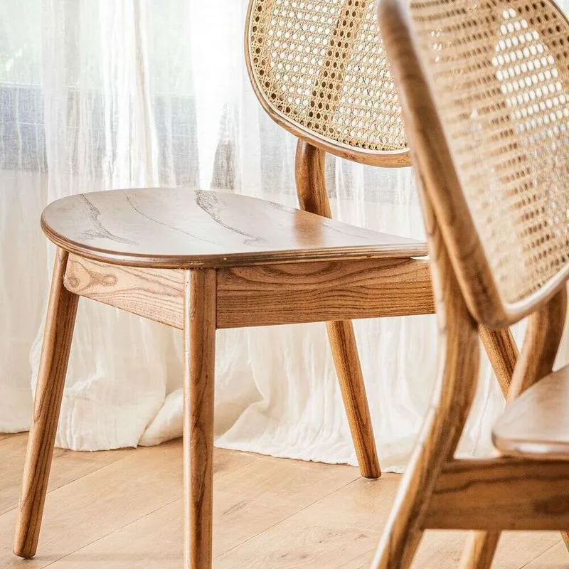 SILLA VILA - OLMO MIEL en Amarillo - Sillas, Uruguay | La Iberica