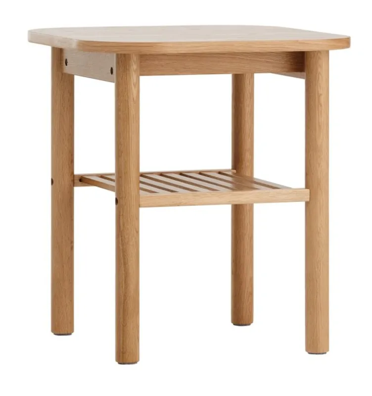 Mesa auxiliar LYNGVIG 45x45 roble en Madera natural - Mesas de arrimo, Uruguay | JYSK