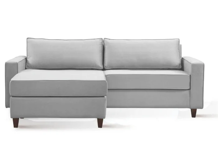 Sofá con Chaise DESIREÉ - Gris en Gris - Sillones y sofás, Uruguay | Finkel, vista 2