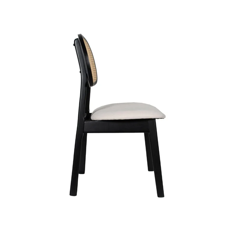 Silla De Comedor Madera Negro Darrion en Negro - Sillas, Uruguay | Divino, vista 3