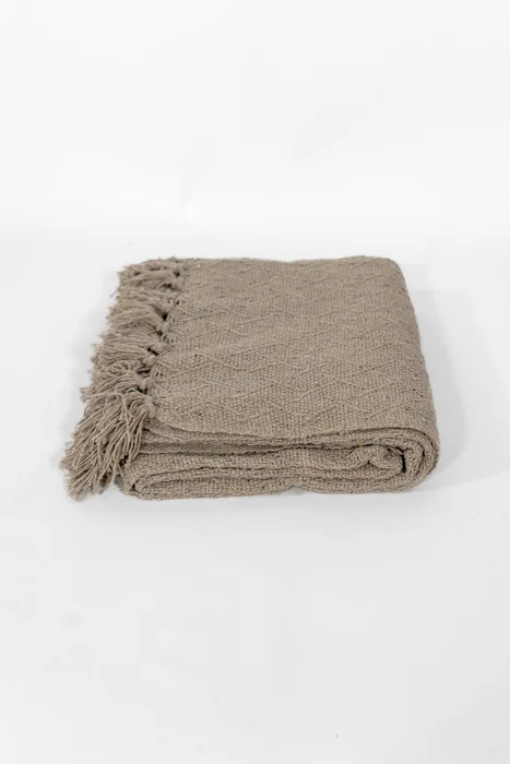 Manta Roma - Taupe / Mink / Vison en Beige - Textiles, Uruguay | Indian