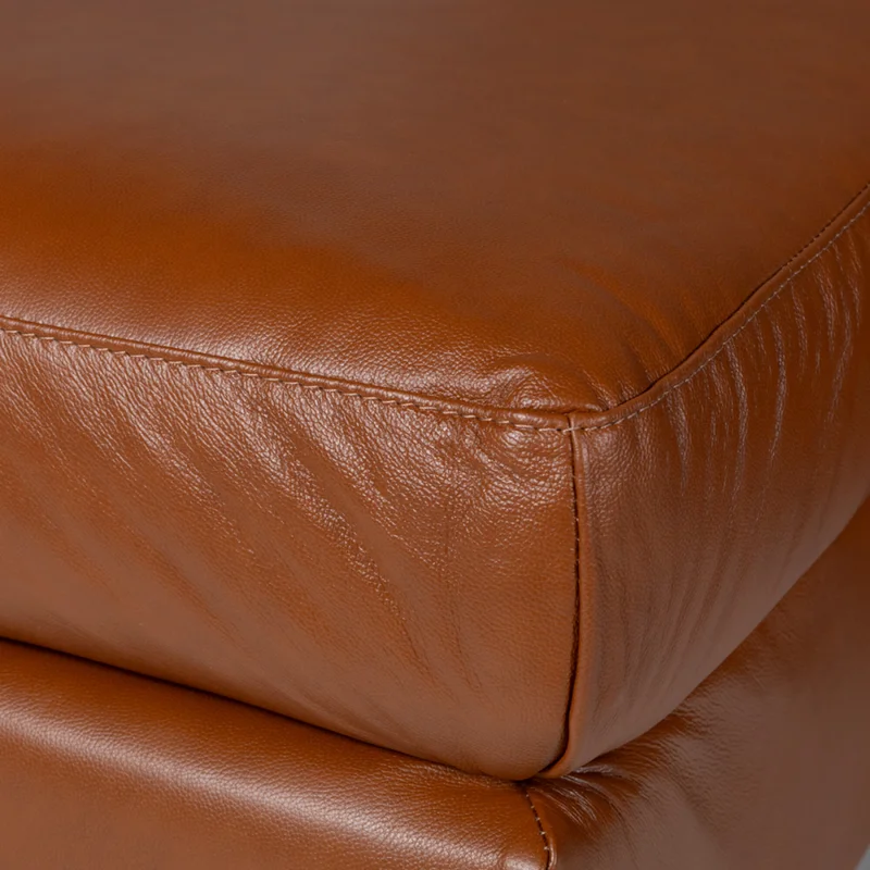 Rinconera Royale - Cuero Básico - Chaise Izquierdo - 457 (Brandy) en Blanco - Sillones y sofás, Uruguay | Nyr, vista 5