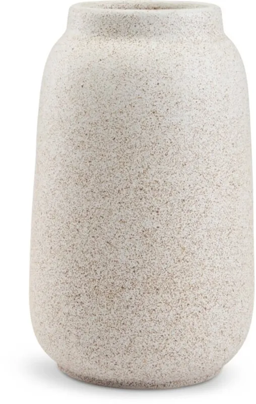 Jarrón KARLANTON Ø14xH23 cm blanco en Blanco - Jarrones, Uruguay | JYSK