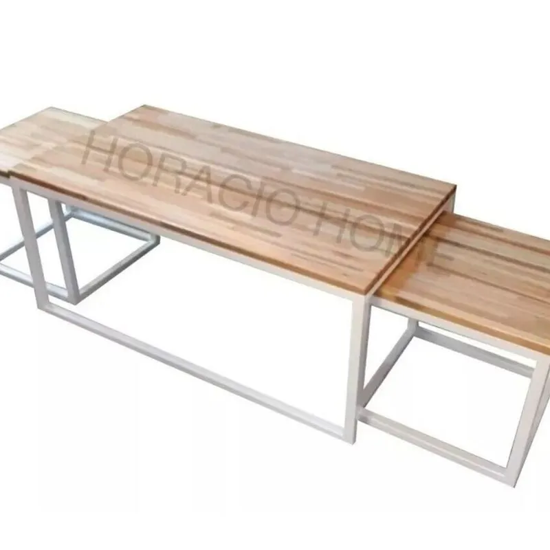 Mesa ratona nido triple en Negro - Mesas de living, Uruguay | Horacio Home