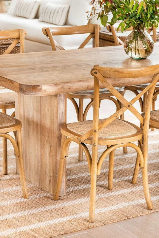 MESA COMEDOR ATHENA - 2.00 X 1.00 MTS en Madera natural - Mesas de comedor, Uruguay | La Iberica, vista 23