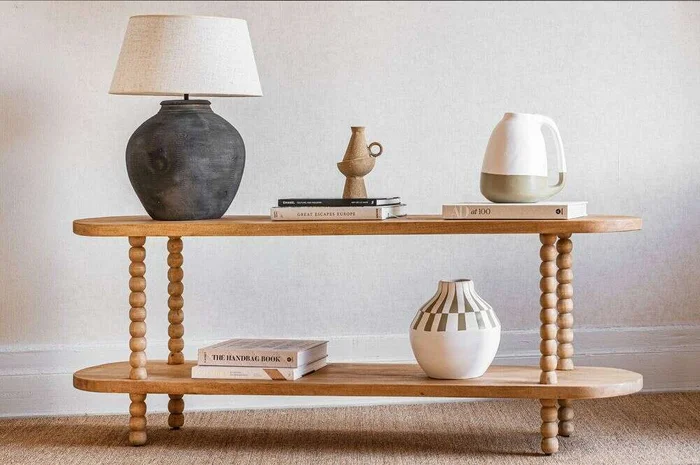 CONSOLA NODOS - 1.60 MTS en Madera natural - Muebles para TV, Uruguay | La Iberica