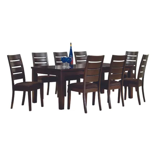 Juego de Comedor New Martini 8 Sillas en Marrón - Mesas de comedor, Uruguay | Rústico Hogar