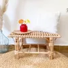Banco de mimbre en Madera natural - Decoración, Uruguay | Decoramuss, vista 1 de 2