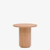 Mesa auxiliar redonda Licia de madera maciza de mango Ø 60 cm en Madera natural - Mesas de arrimo, Uruguay | Kavehome, vista 1 de 5