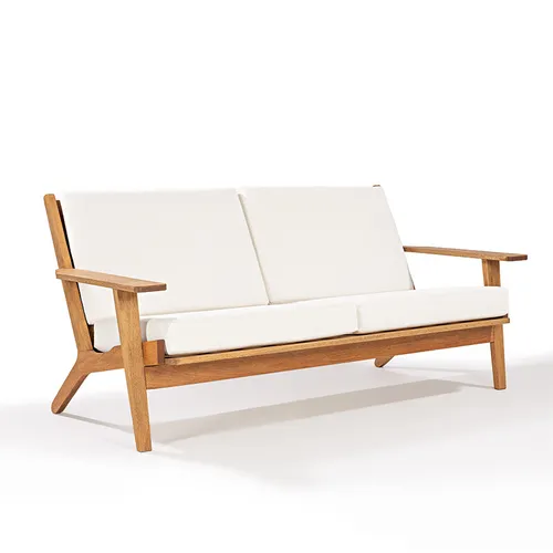 SOFA LOTUS 3 LUGARES ACQUABLOCK CRUDO 185x87x86CM JATOBA - Muebles para el exterior, Uruguay | Vinibel