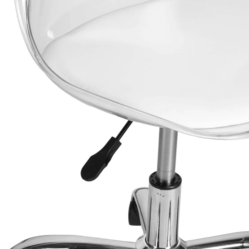 Silla De Oficina Polipropileno Blanco Hyl-053 en Blanco - Sillas de escritorio, Uruguay | Divino, vista 6